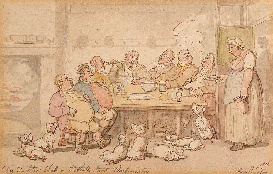 Dog Fighters Club — Thomas Rowlandson