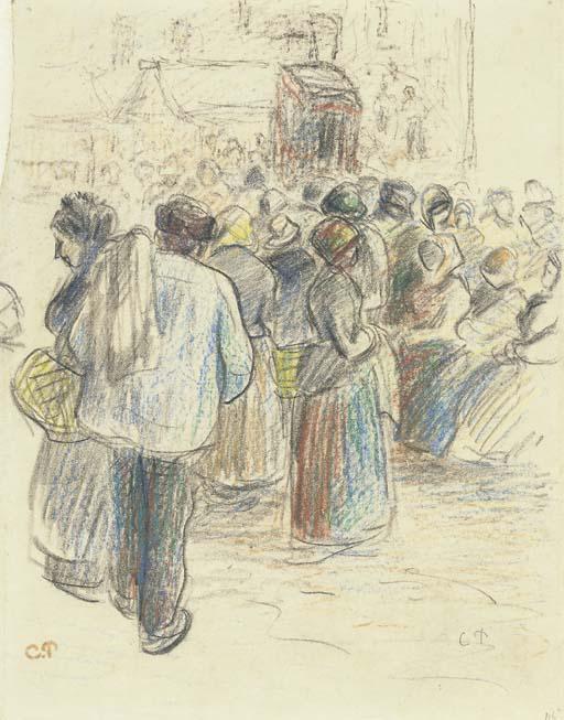 Marché À Gisors — Camille Pissarro
