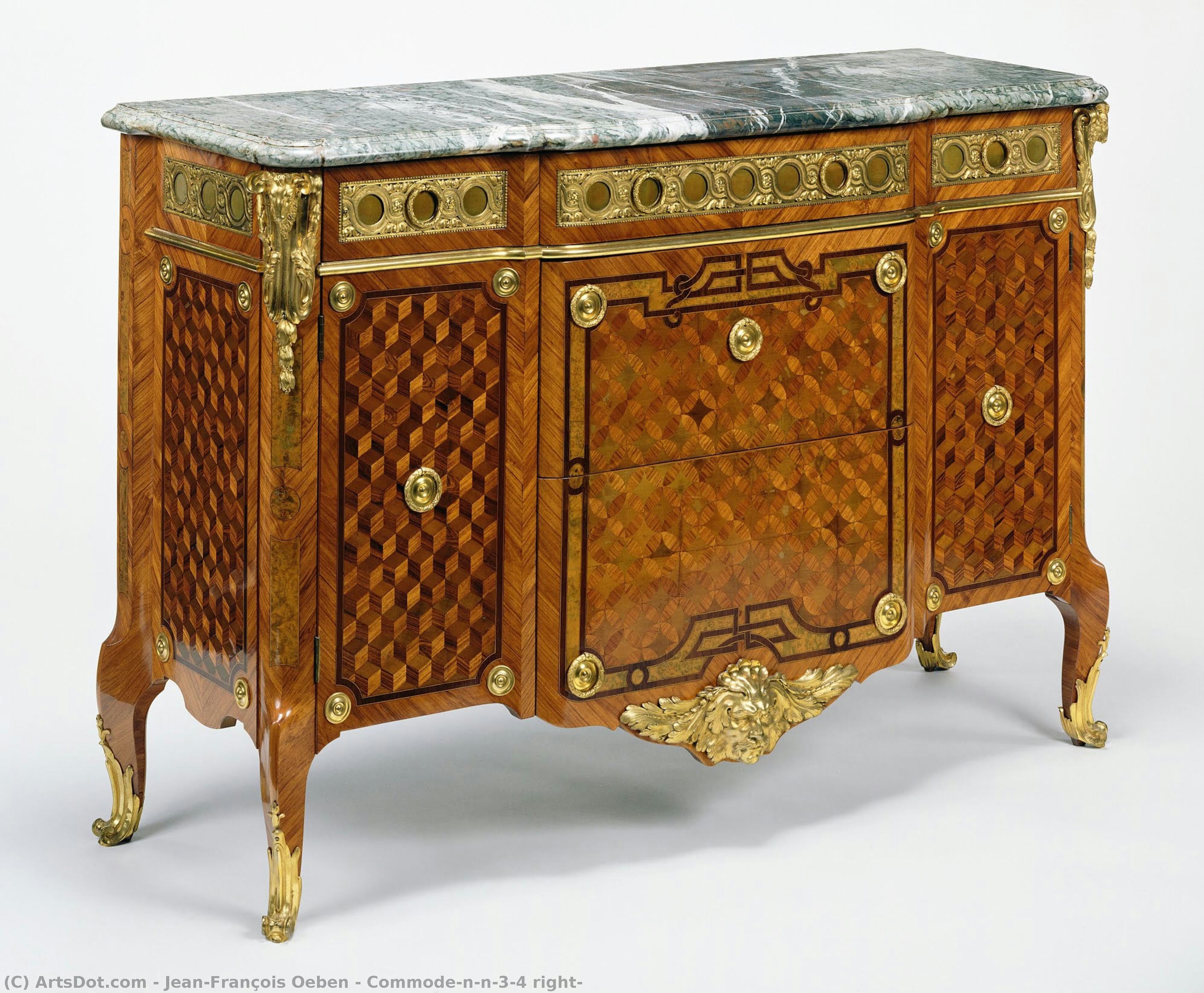 Commode\n\n(3/4 Right) — Jean-françois Oeben