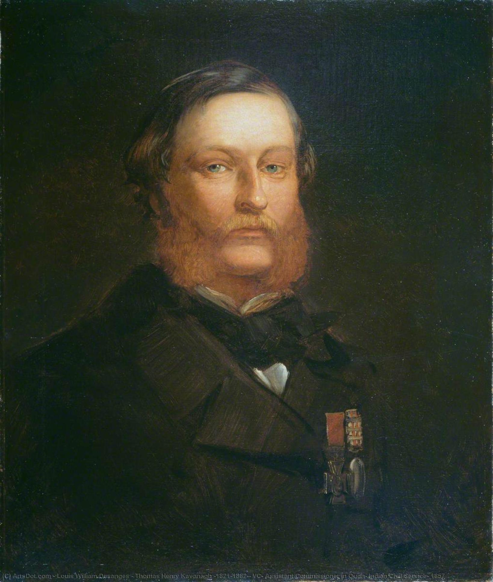 Thomas Henry Kavanagh (1821–1882), Vc, Assistant Commissioner In Oudh, Indian Civil Service, 1857 — Chevalier Louis William Desanges