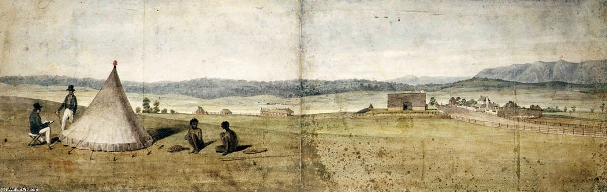 Bathurst Plains And Settlement — Augustus Earle