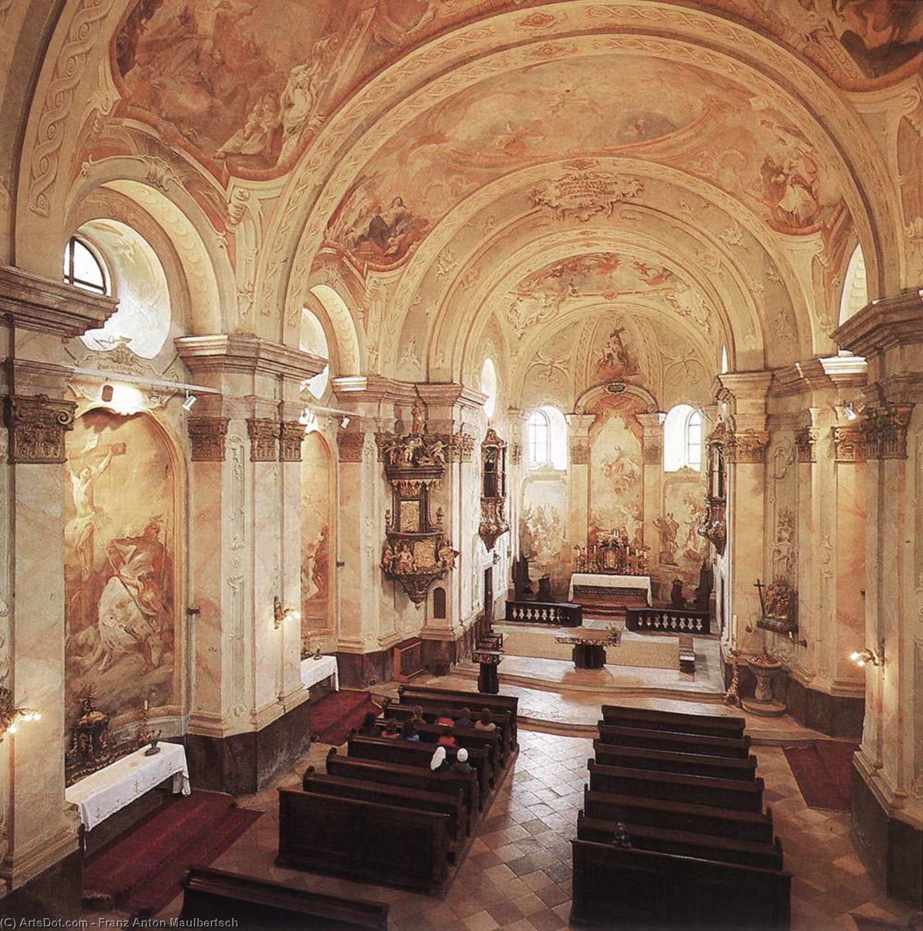 Interior Of The Church — Franz Anton Maulbertsch