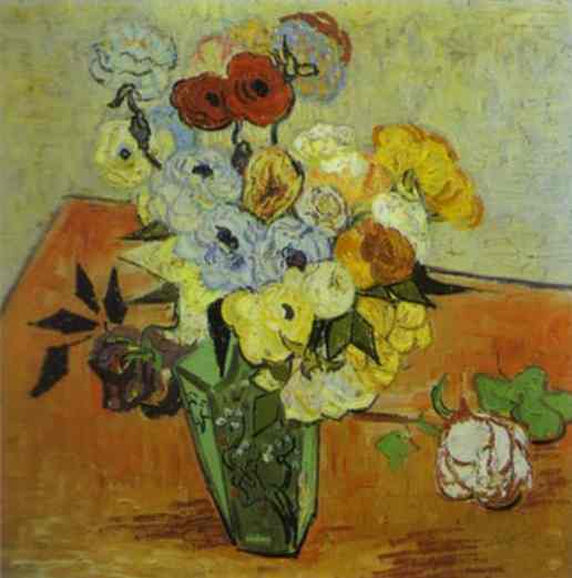 Roses And Anemones — Vincent Willem Van Gogh