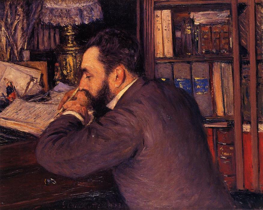 Portrait Of Henri Cordier — Gustave Caillebotte