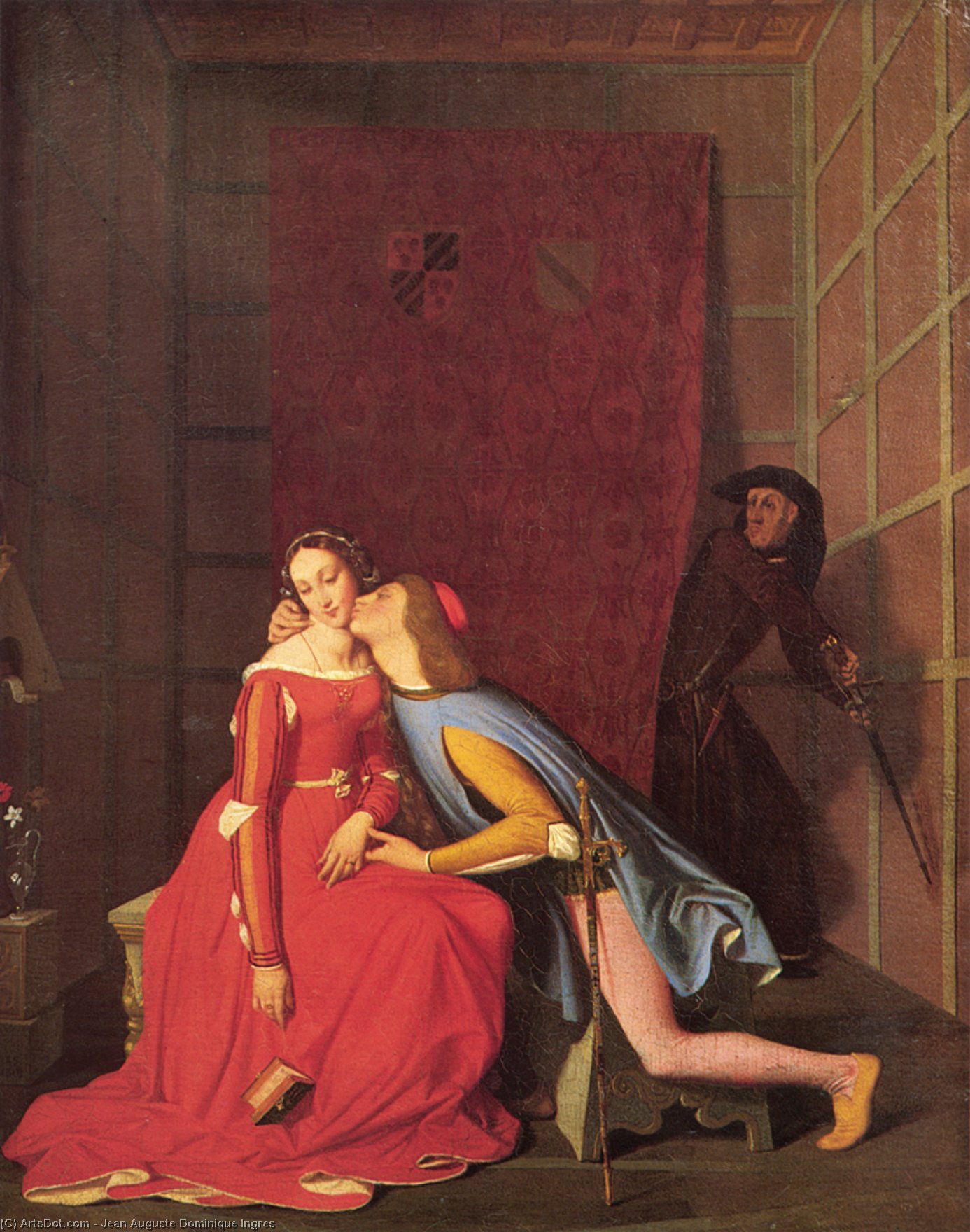 Paolo And Francesca — Jean-auguste-dominique Ingres