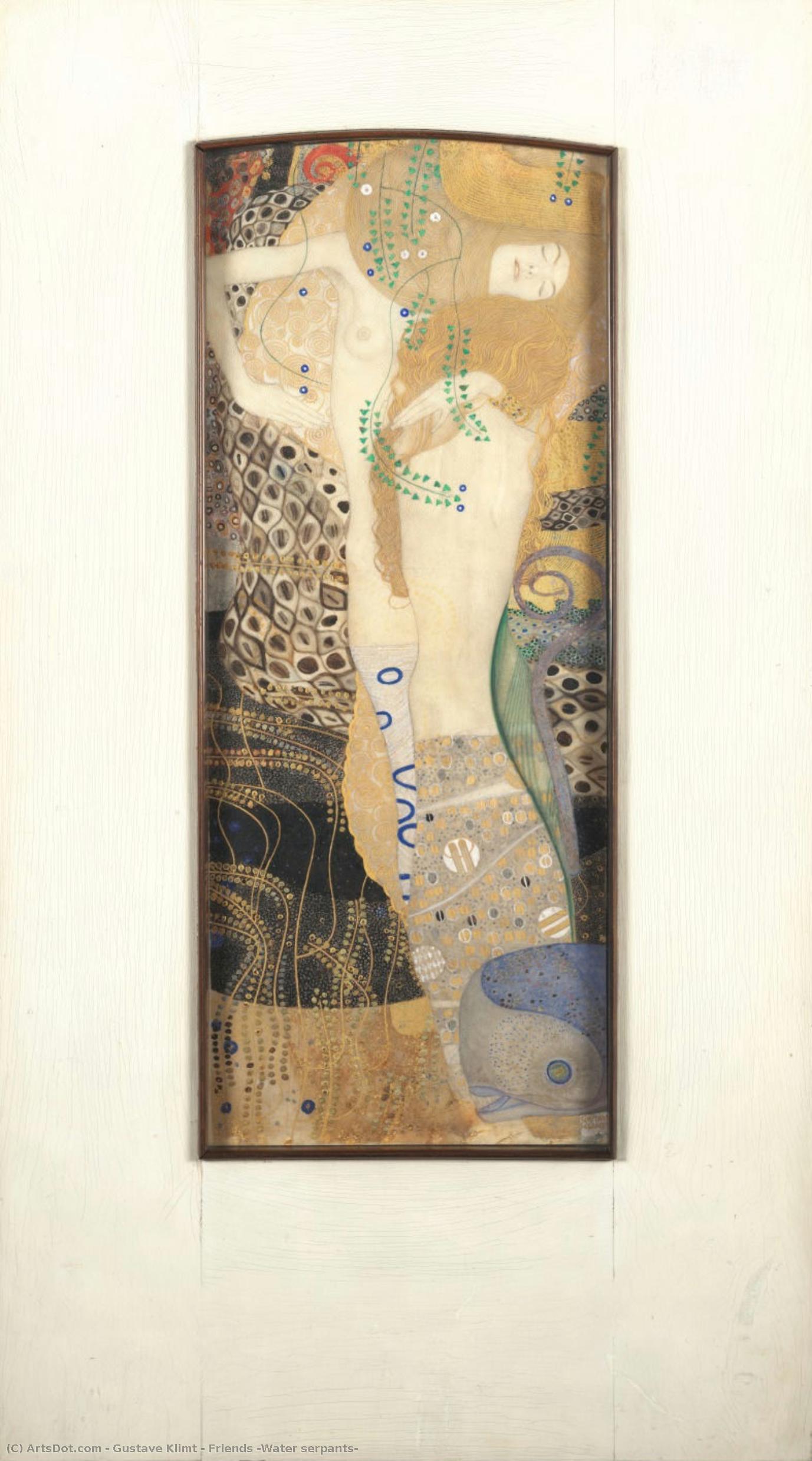 Friends (water Serpants) — Gustav Klimt