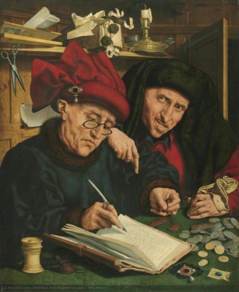The Misers — Marinus Van Reymerswaele