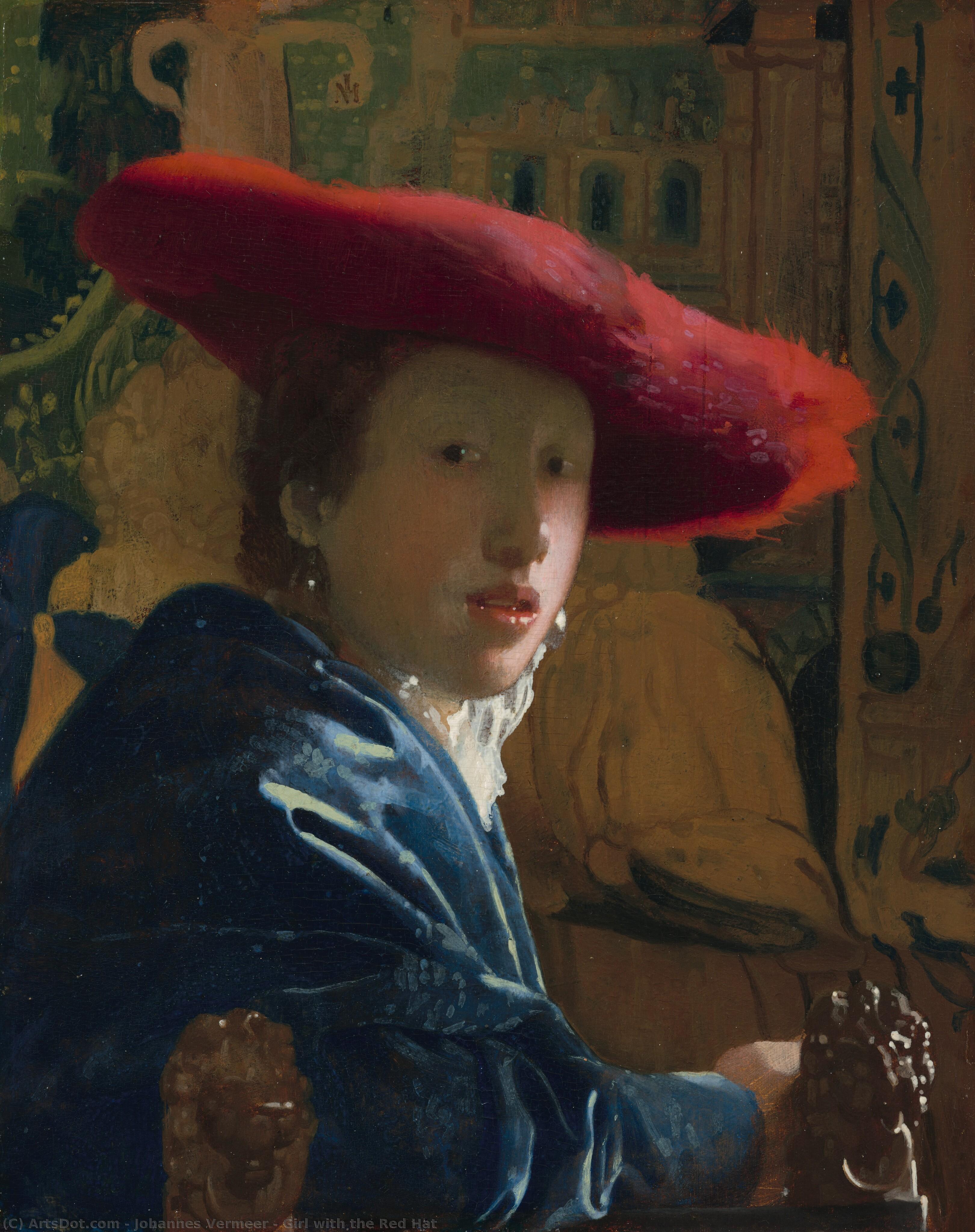 Girl With The Red Hat — Johannes Vermeer