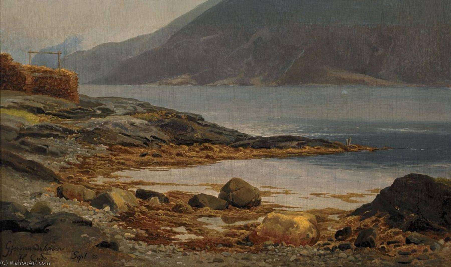 Norwegian Gjermundshavn — Hans Fredrik Gude