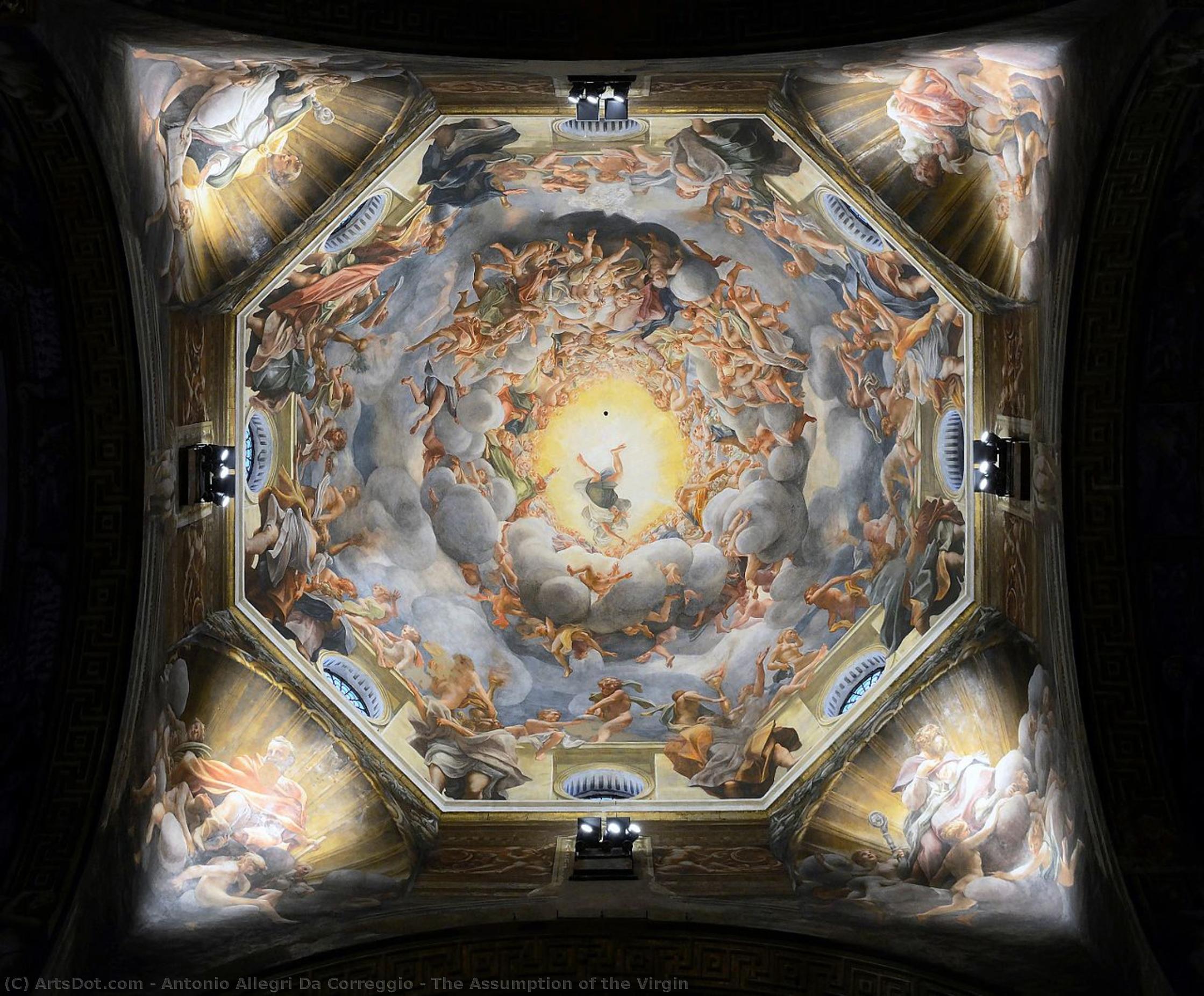 The Assumption Of The Virgin — Antonio Allegri Da Correggio