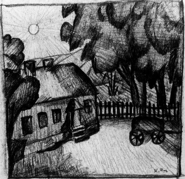 House In The Wall — Kazimir Malevich