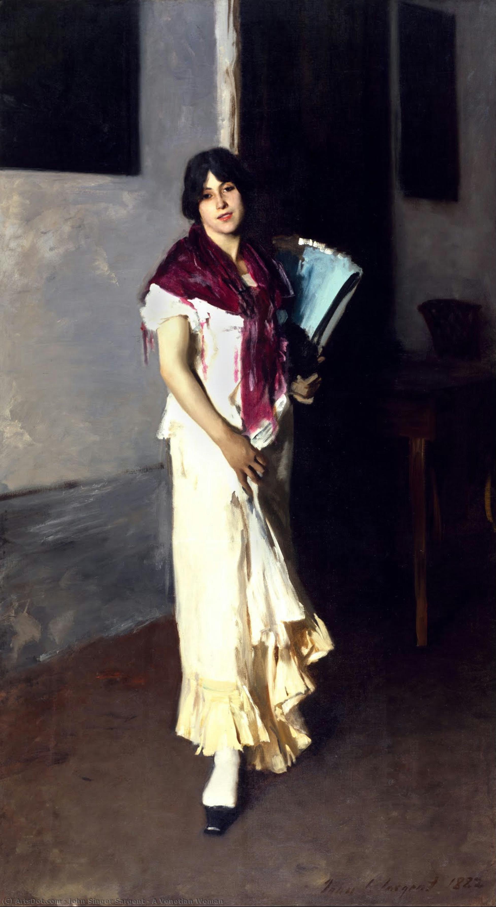 A Venetian Woman — John Singer Sargent