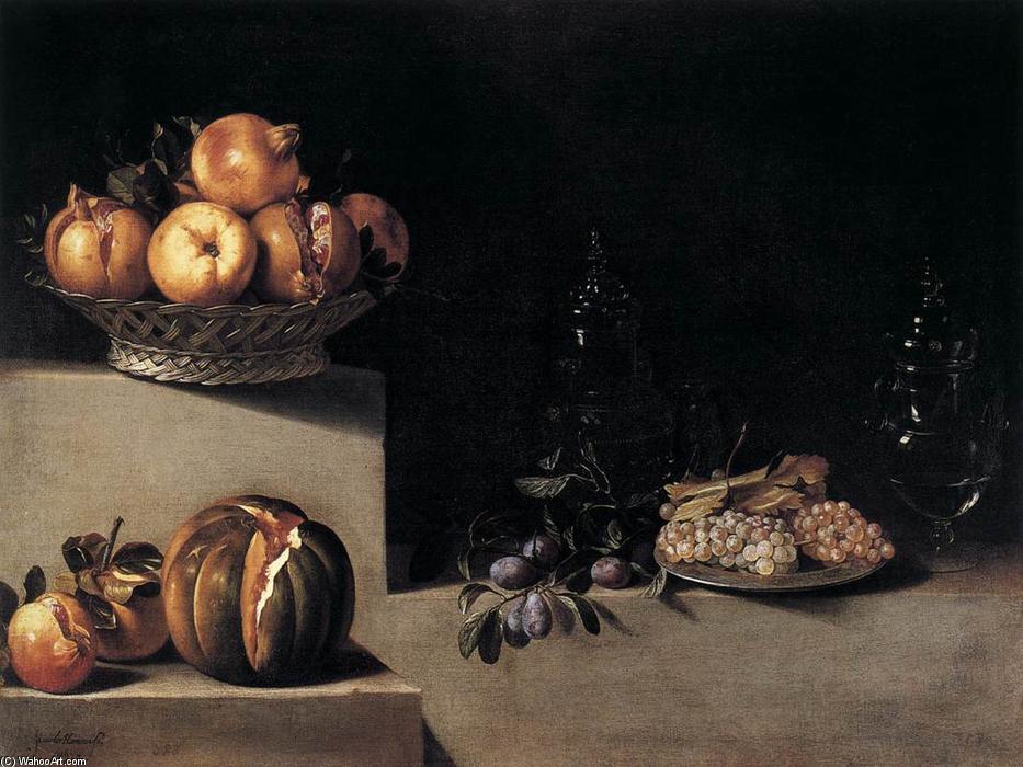 Still-life With Fruit And Glassware — Juan Van Der Hamen