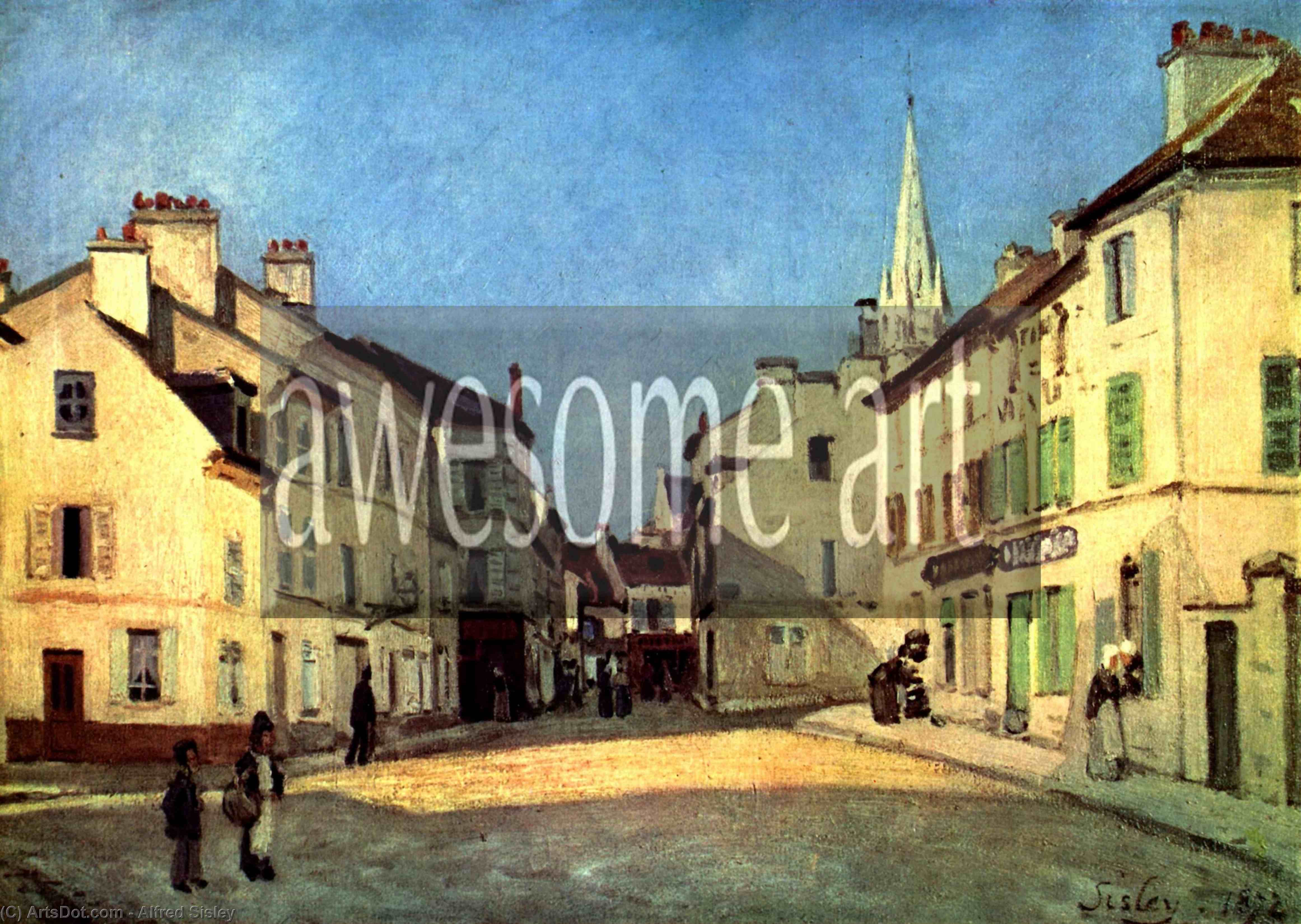 Platz In Argenteuil — Alfred Sisley