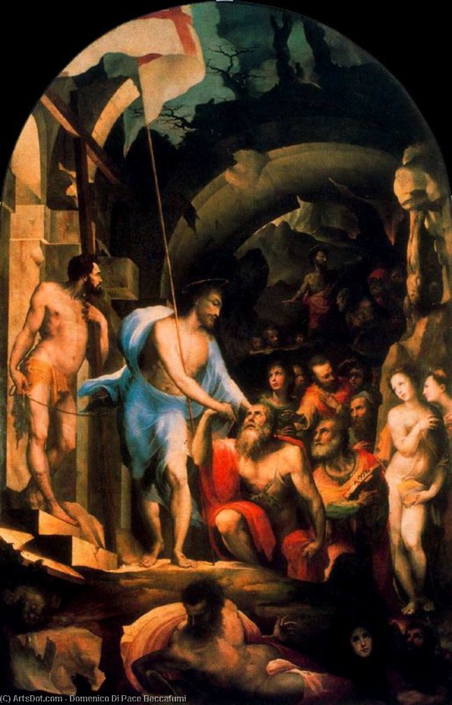 Christ In Limbo — Domenico Di Pace Beccafumi