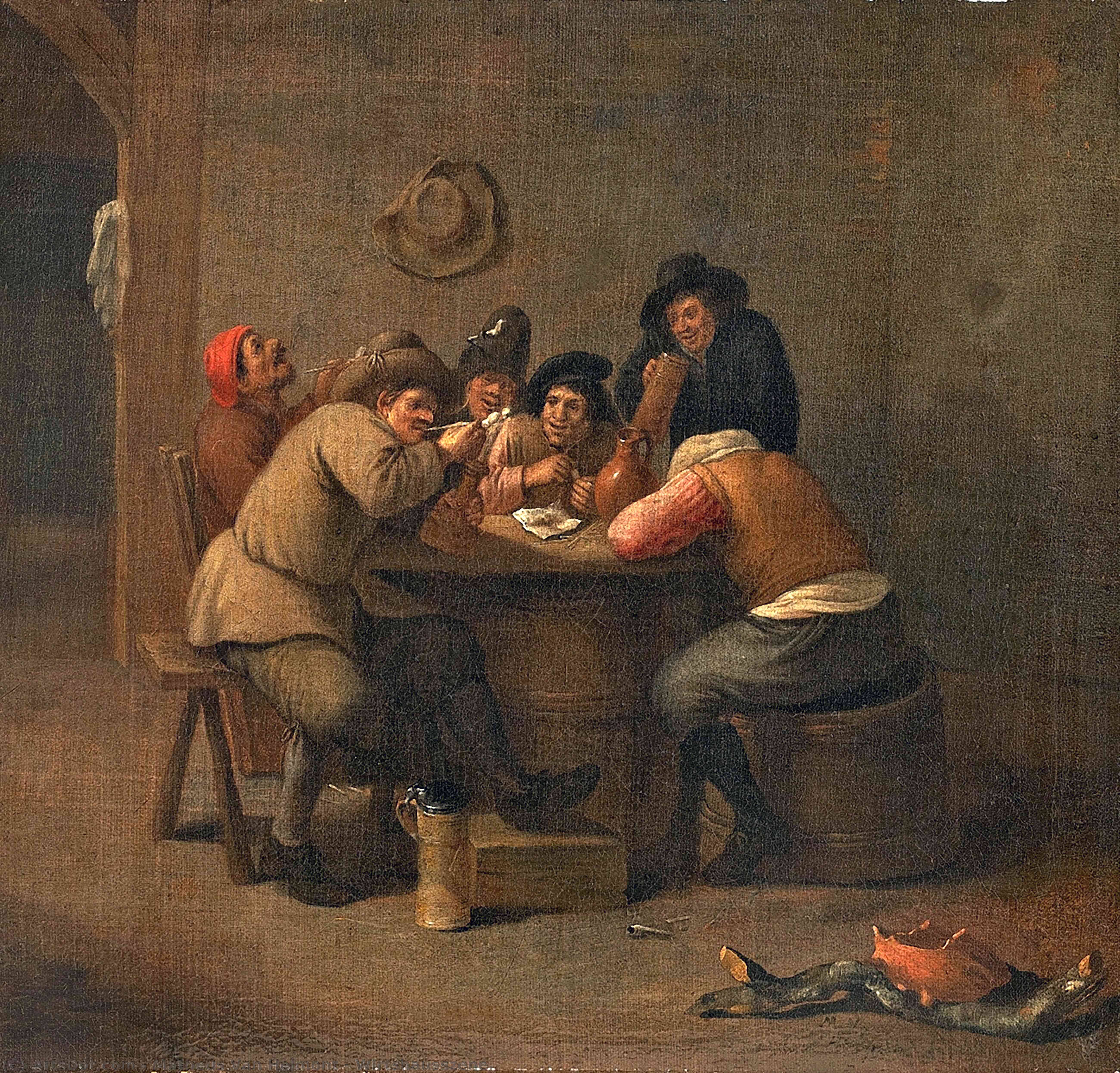 Wirtshausszene. — Matheus Van Helmont