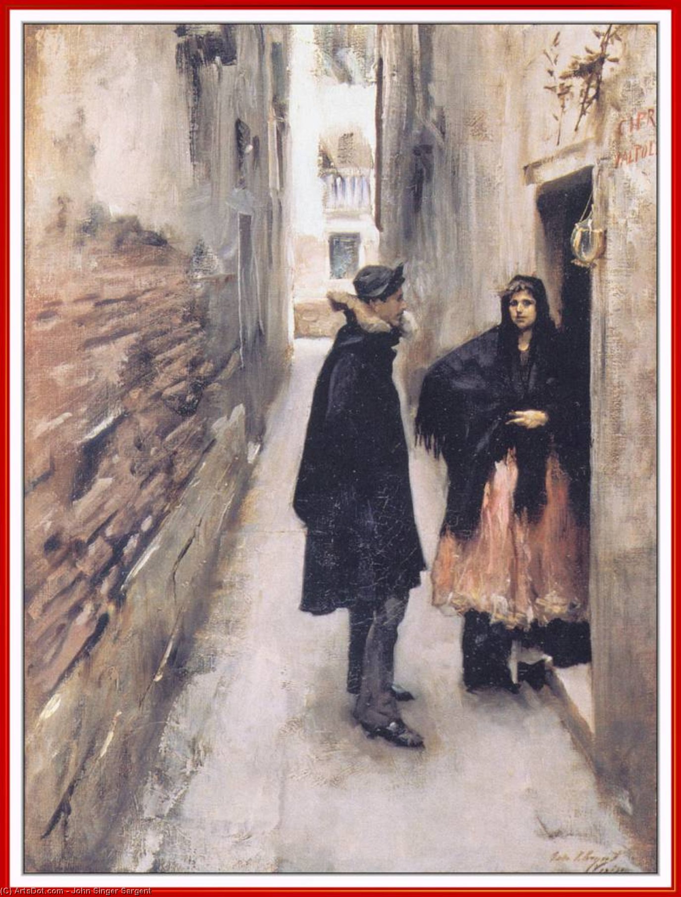 A Street In Venice — John Singer Sargent