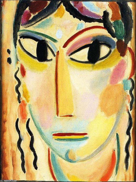 Mystical Head: Young Girl — Alexej Von Jawlensky