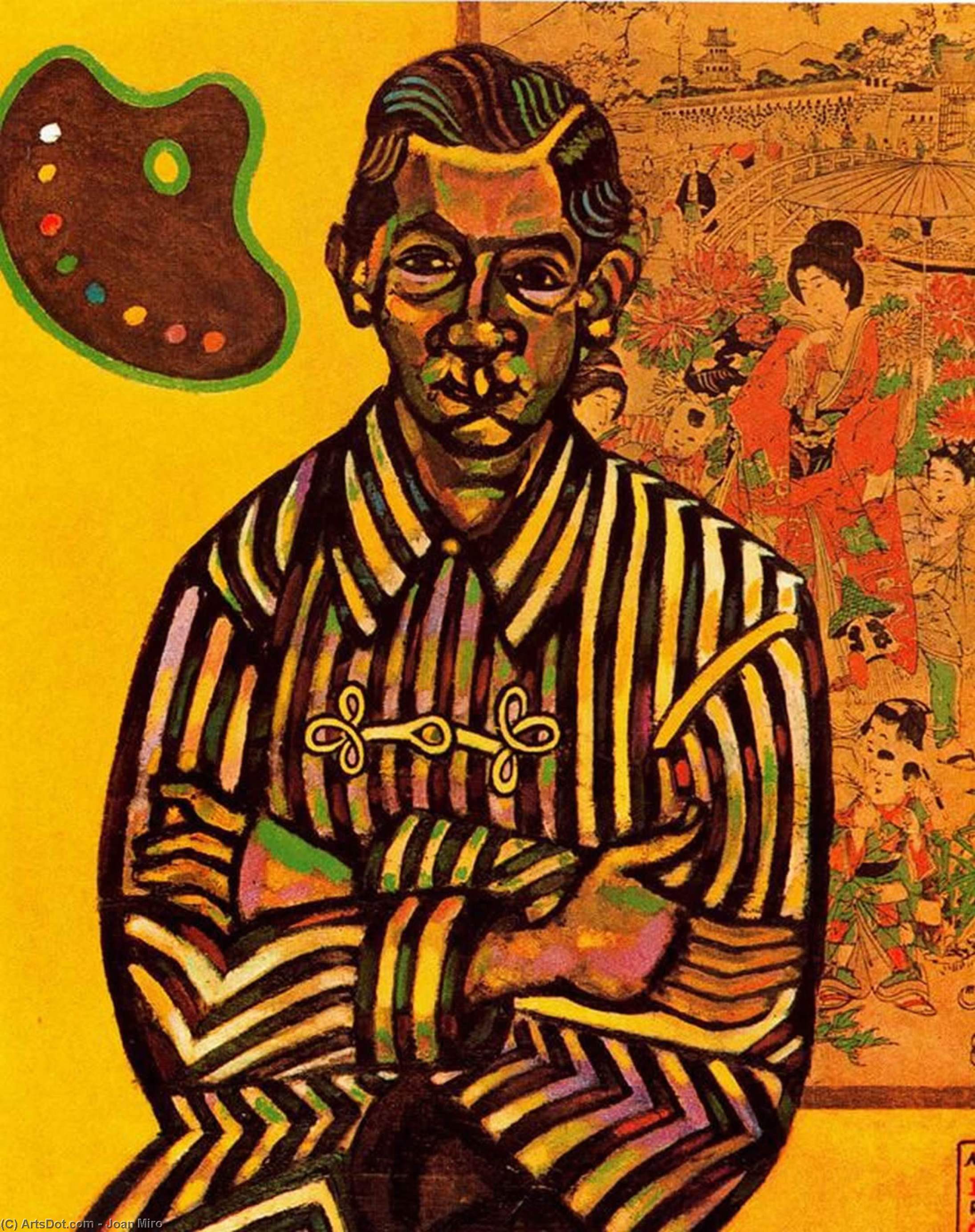 Portrait Of E.c. Ricart — Joan Miró