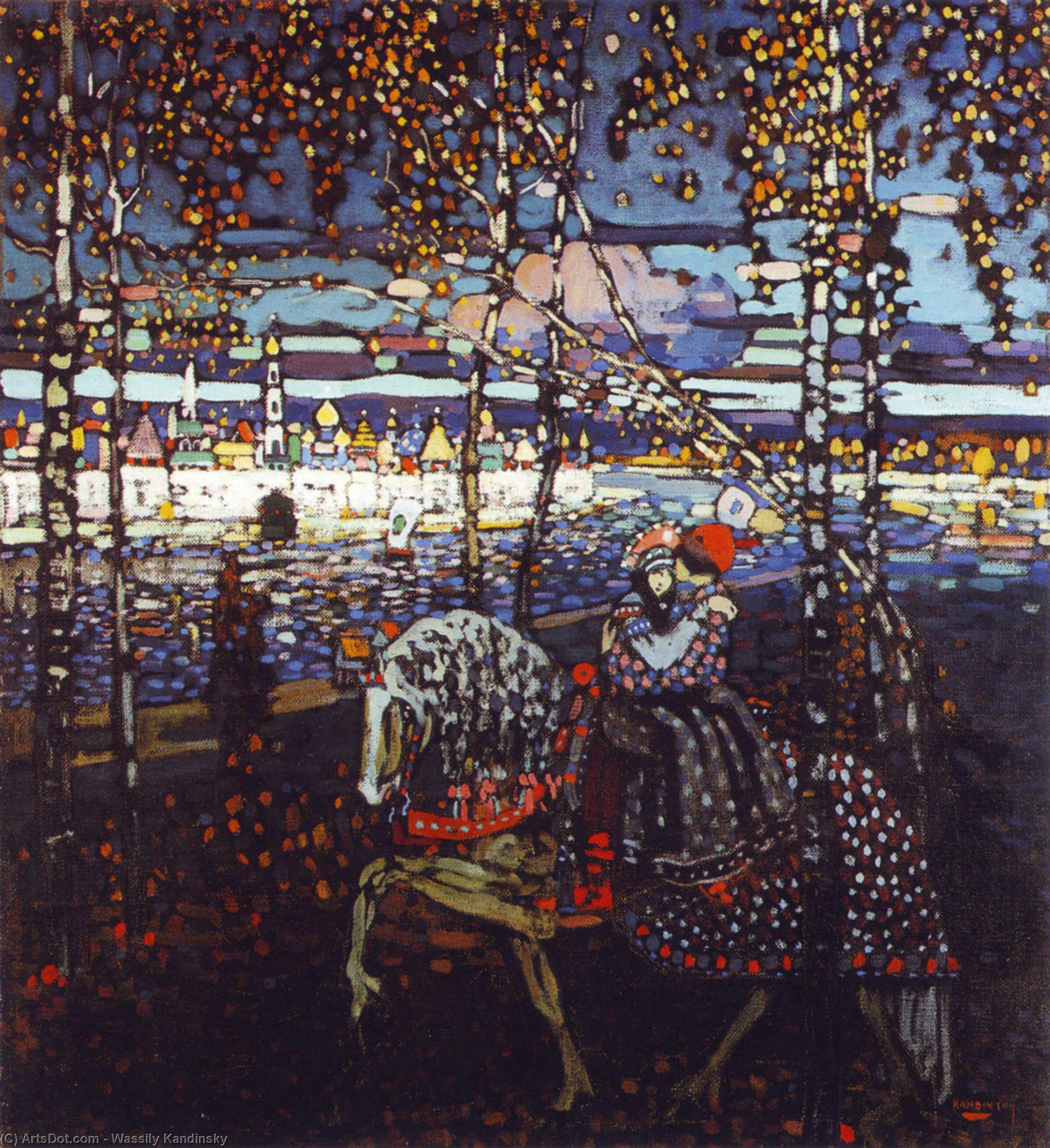Pareja A Caballo — Wassily Wassilyevich Kandinsky