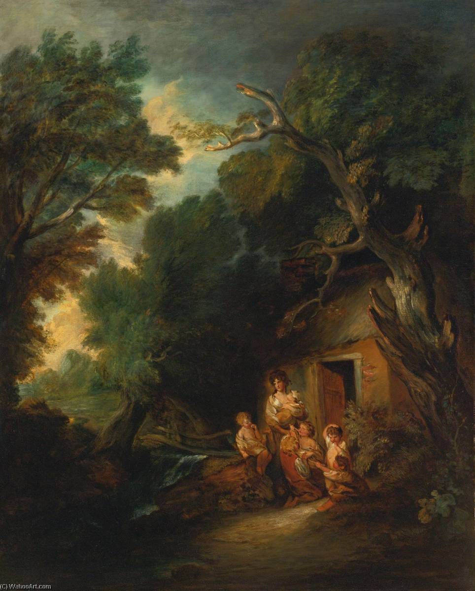 The Cottage Door — Thomas Gainsborough