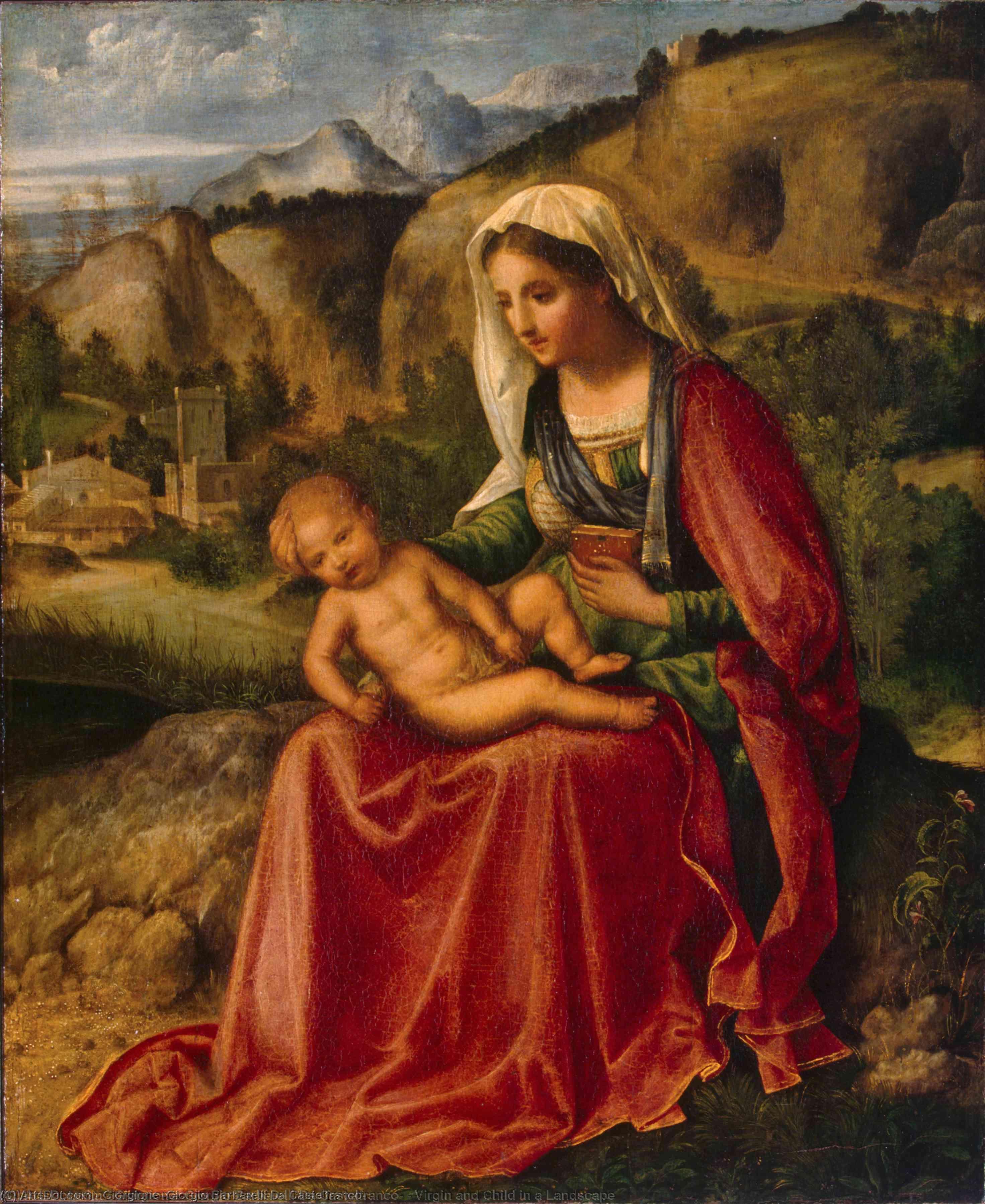 Virgin And Child In A Landscape — Giorgione