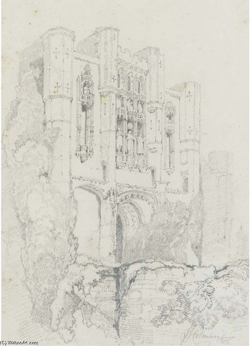 The Gate House, Thornton Abbey, Humberside — John Sell Cotman