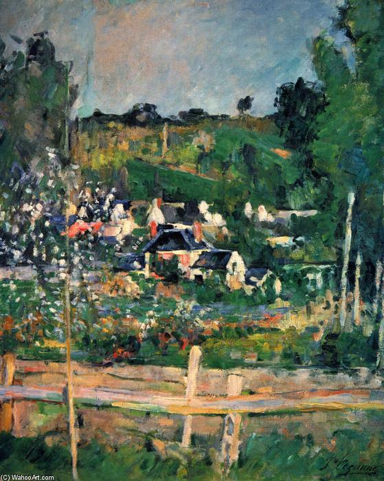View Of Auvers — Paul Cézanne