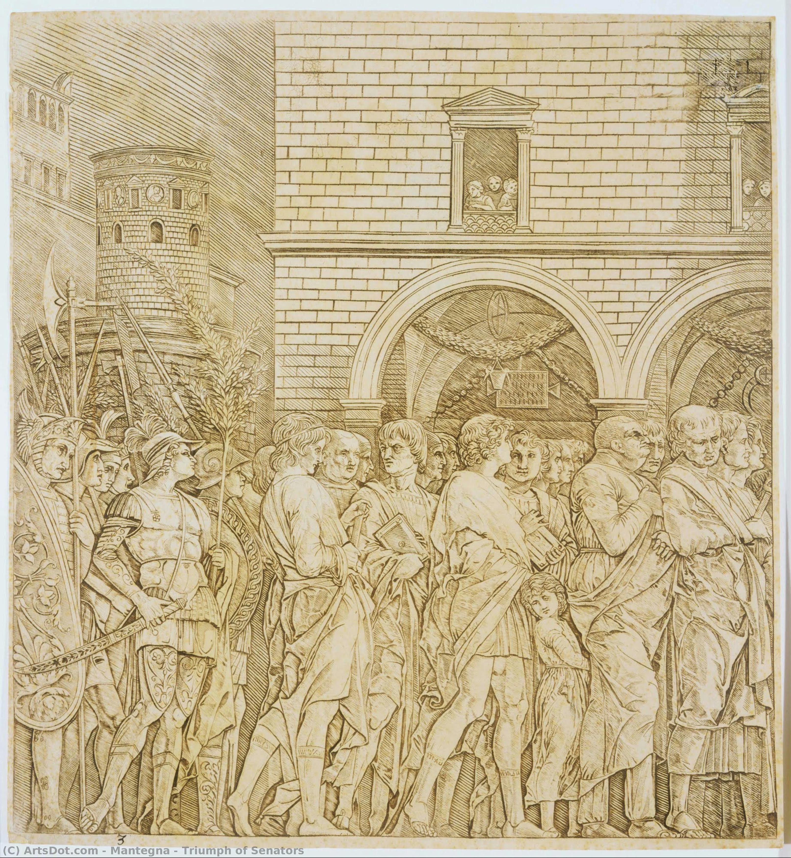 Triumph Of Senators — Andrea Mantegna
