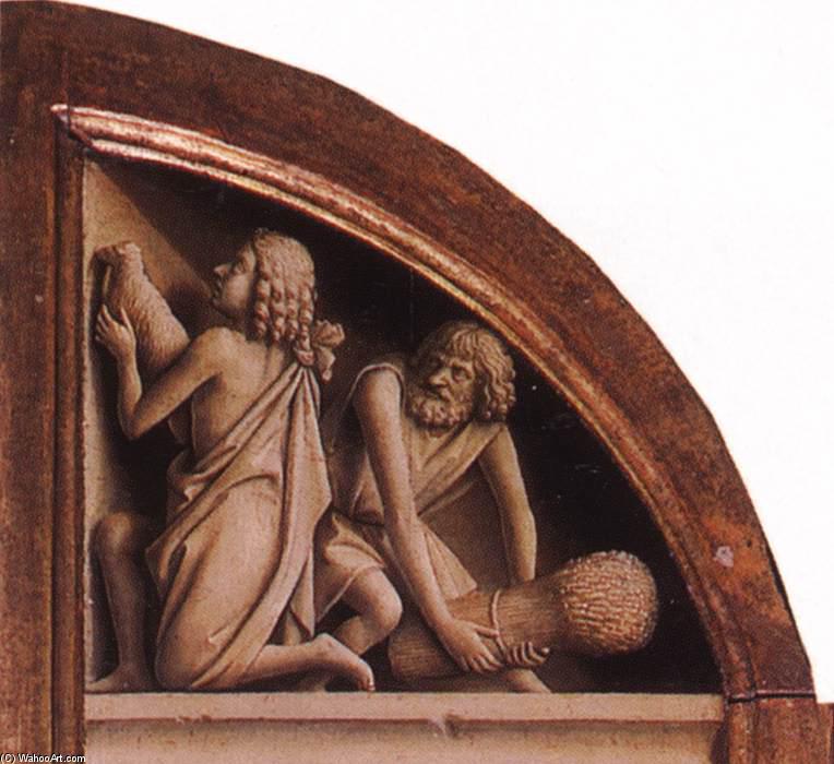 The Ghent Altarpiece: The Offering Of Abel And Cain — Jan Van Eyck
