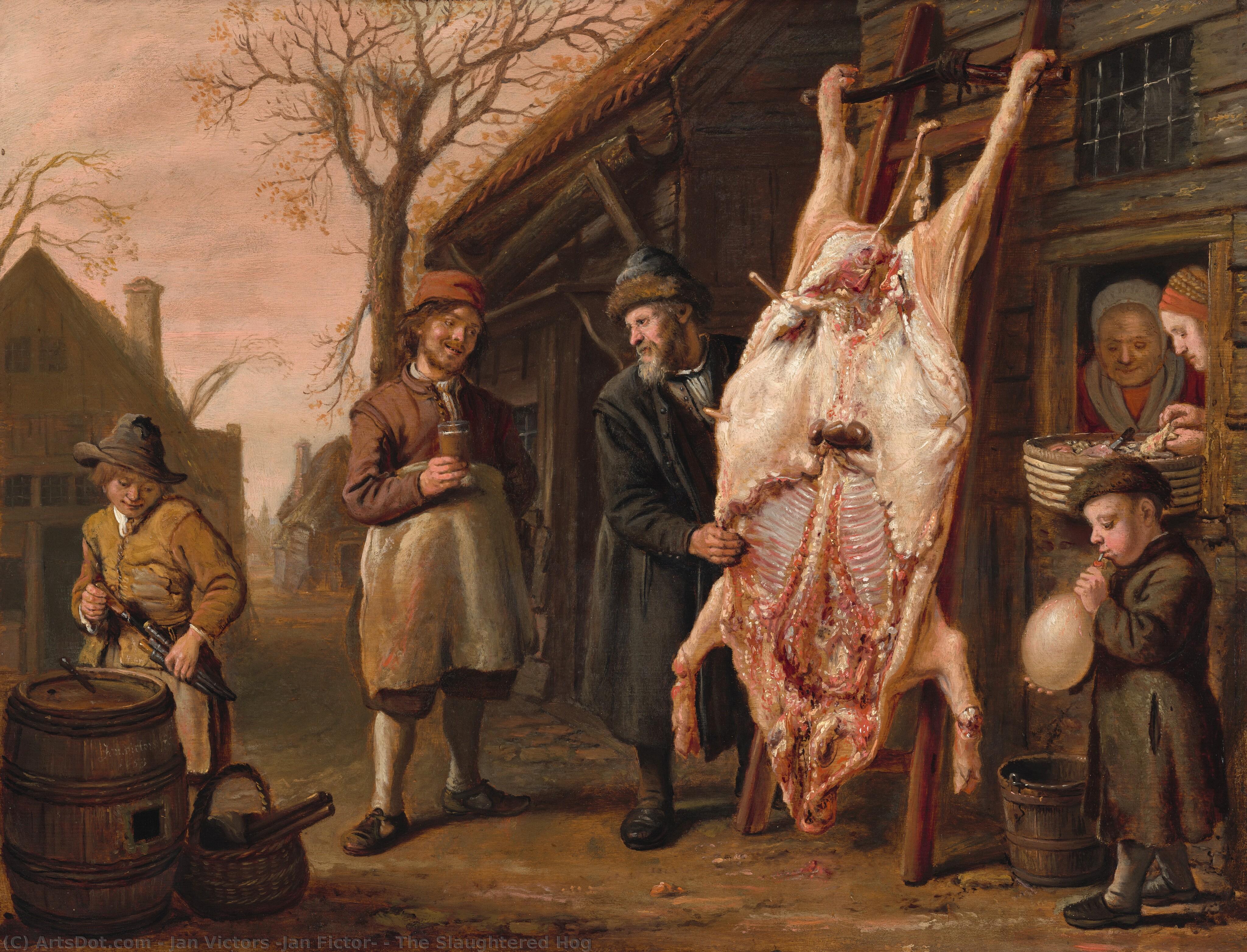 The Slaughtered Hog — Jan Victors (jan Fictor)