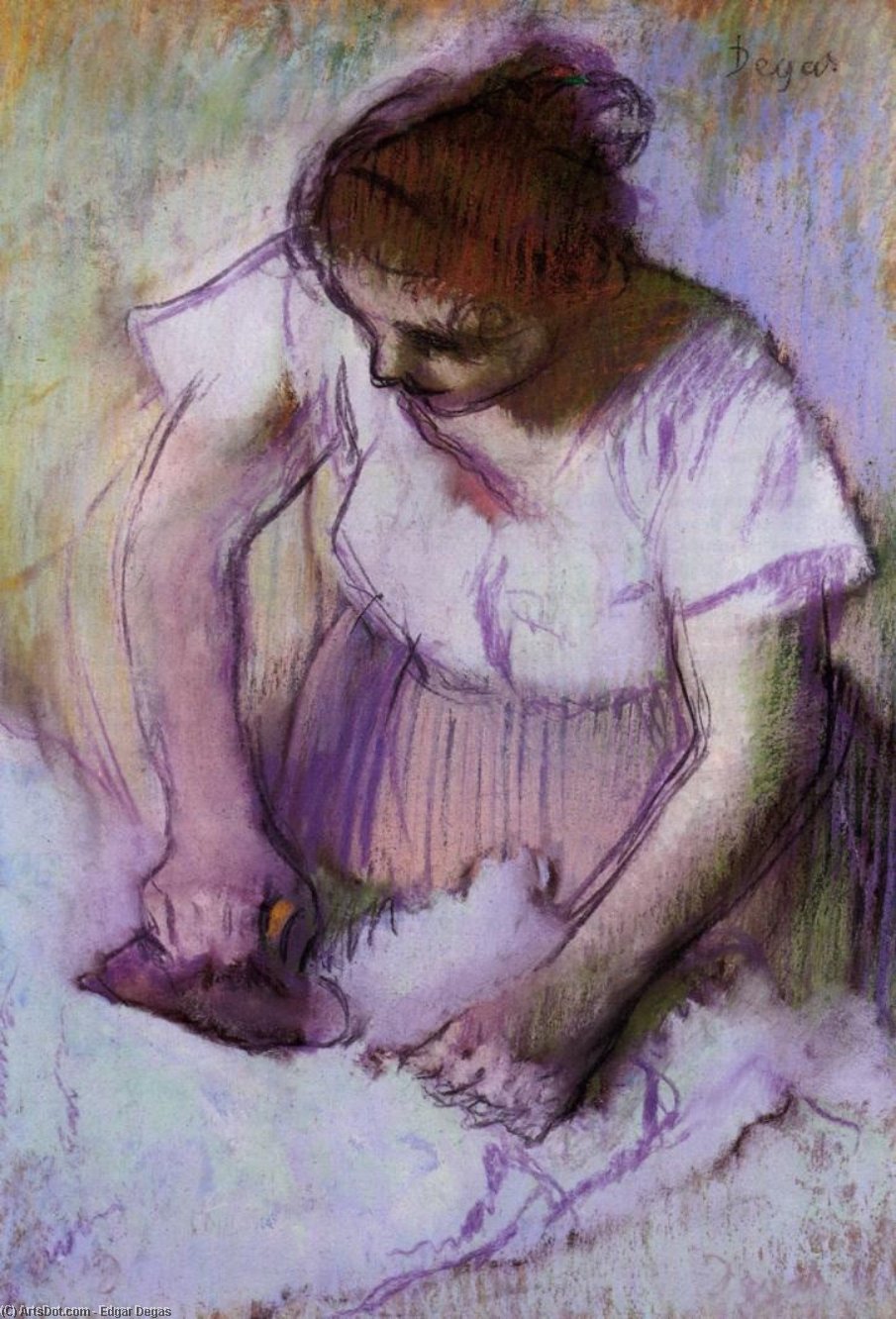 Woman Ironing — Edgar Degas