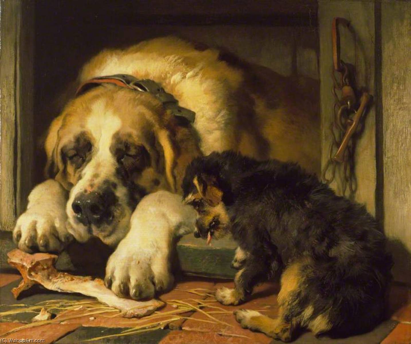 Doubtful Crumbs — Sir Edwin Henry Landseer