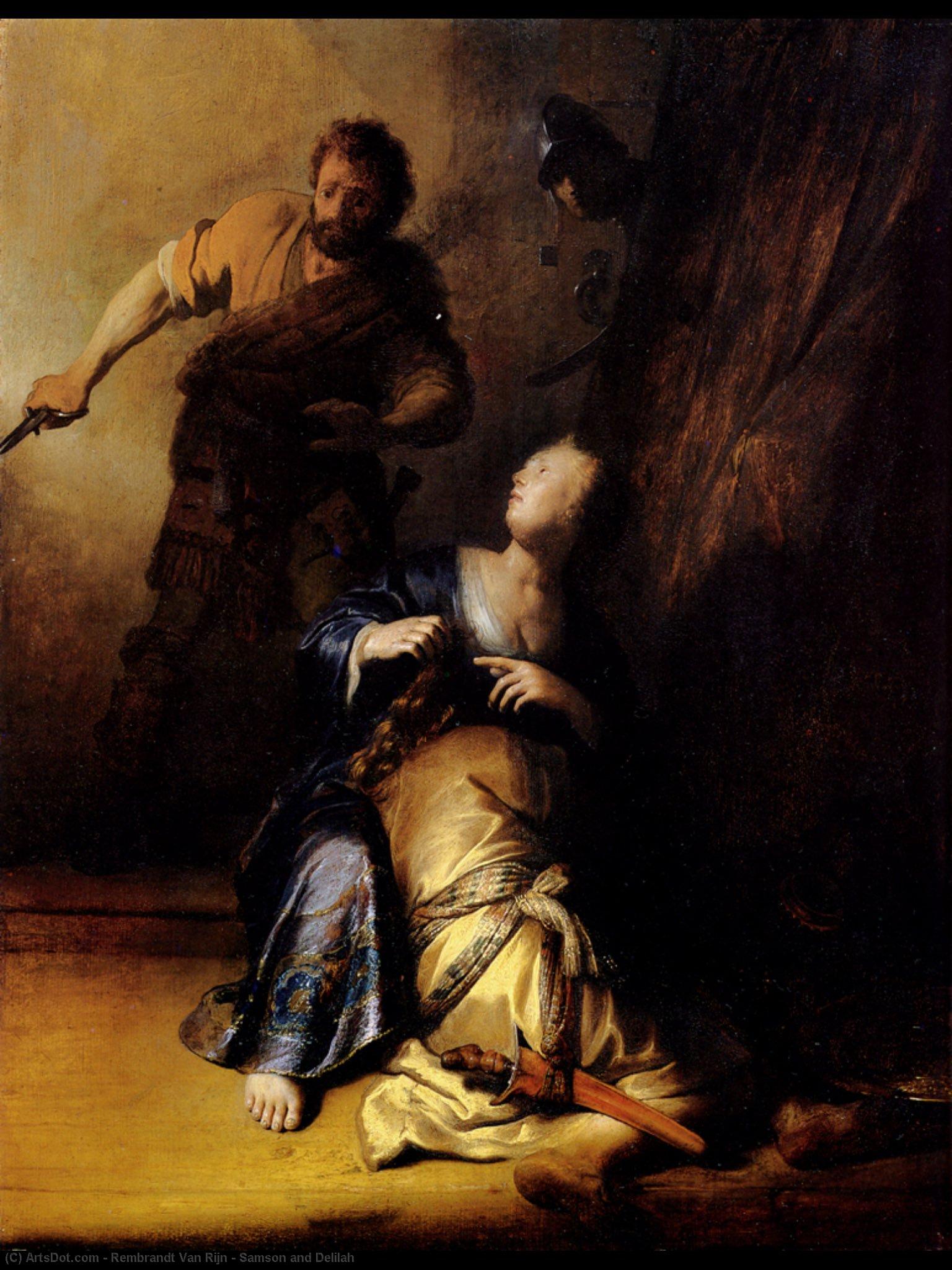 Samson And Delilah — Rembrandt Van Rijn