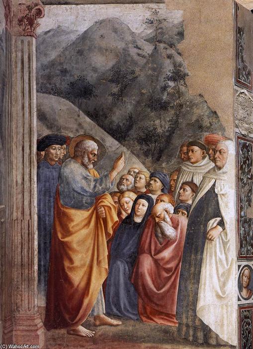 St Peter Preaching — Masolino Da Panicale