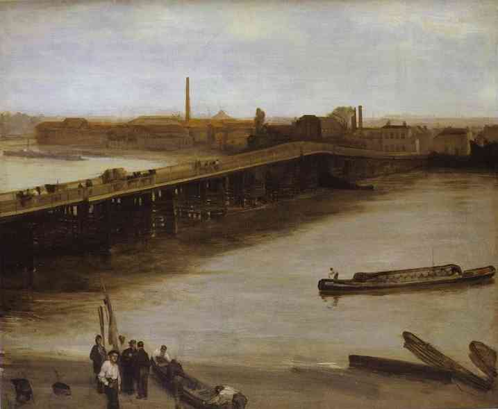 Brown And Silver, Old Battersea Bridge — James Abbott Mcneill Whistler