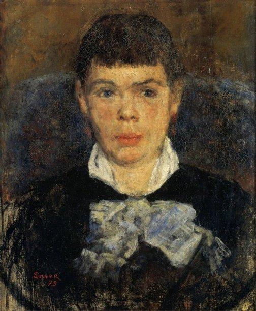 La Fille Au Nez Retrousse — James Ensor
