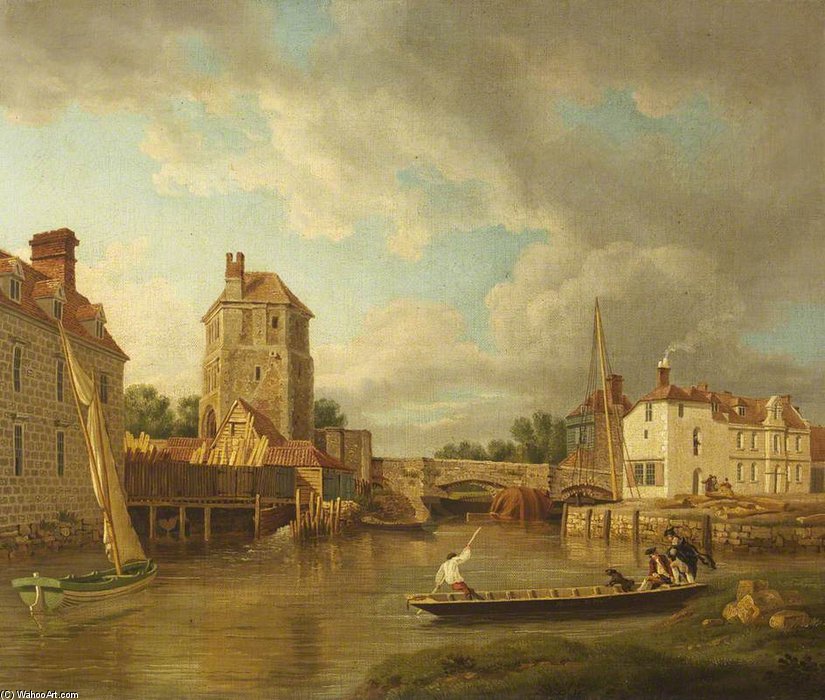 Folly Bridge And Friar Bacon's Study — Michael Angelo Rooker