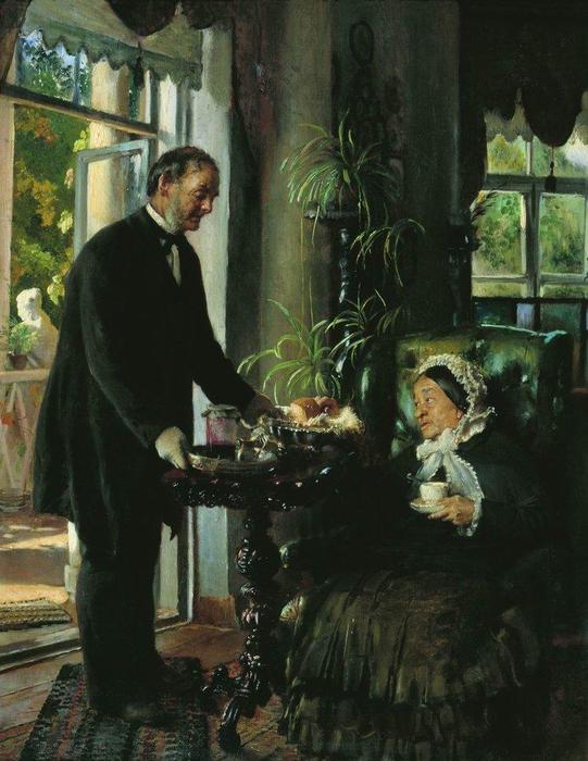Landlady — Konstantin Yegorovich Makovsky