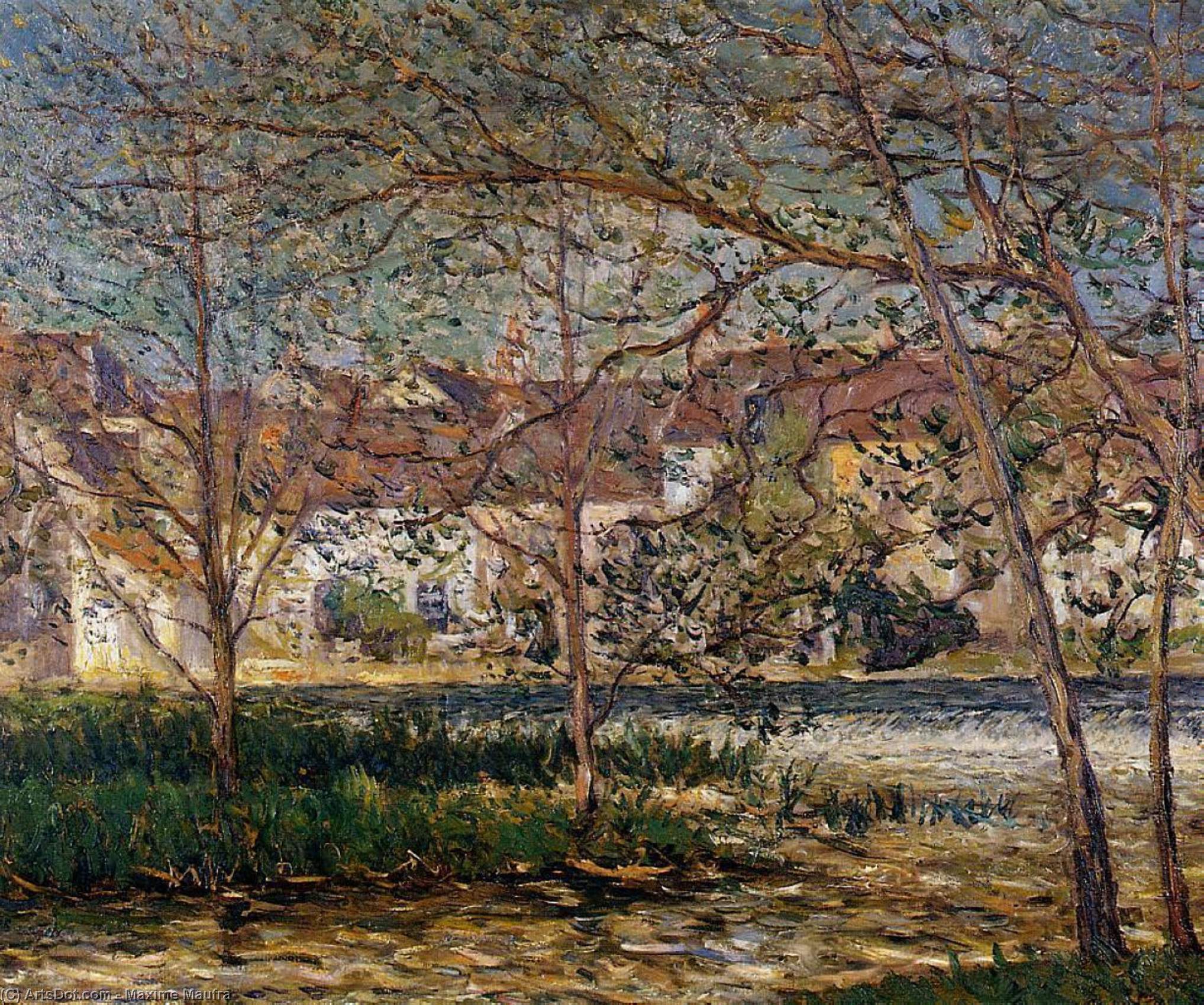 The Waterfall - Nemours — Maxime Emile Louis Maufra