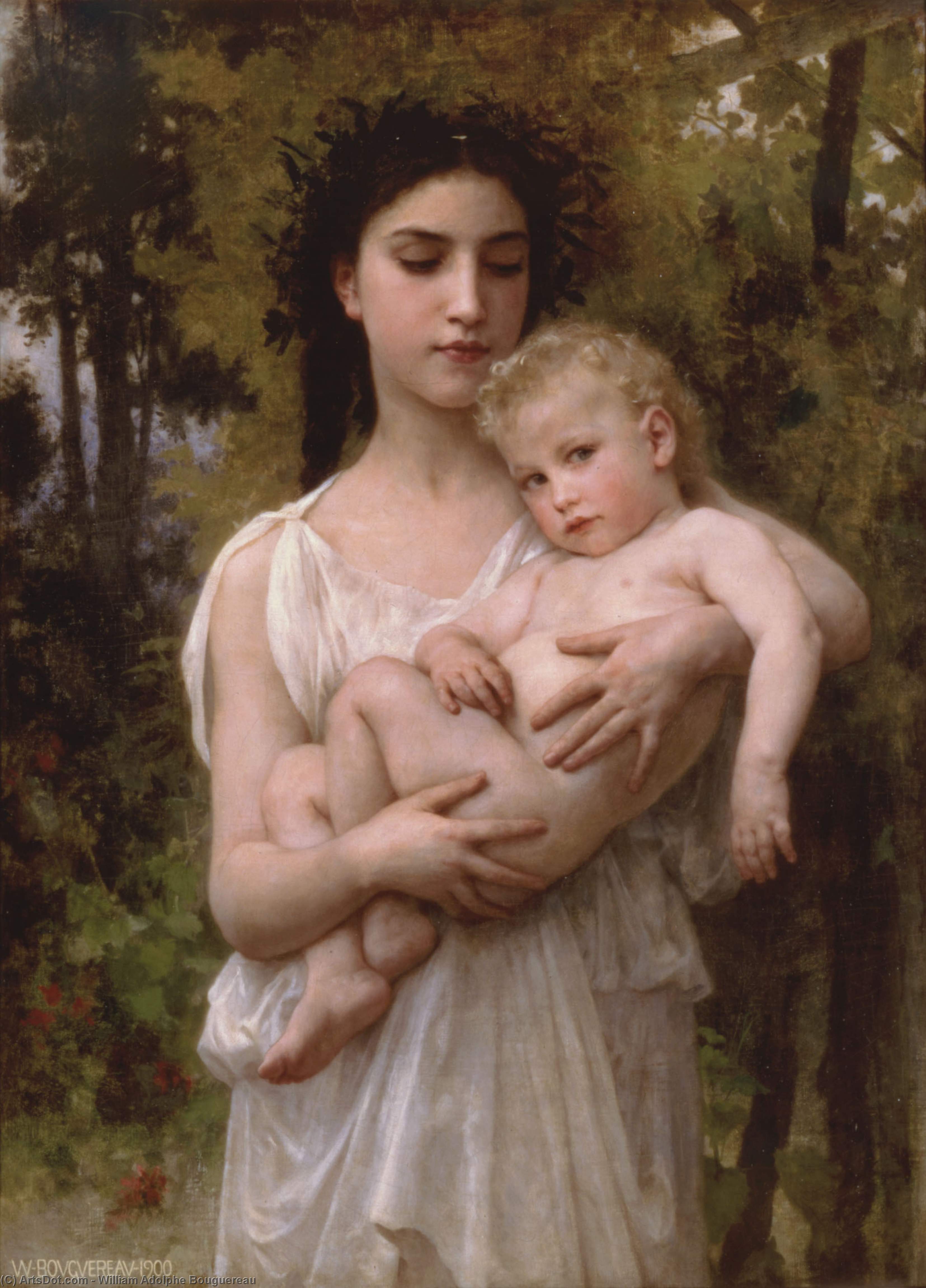 The Younger Brother 1900 — William-adolphe Bouguereau