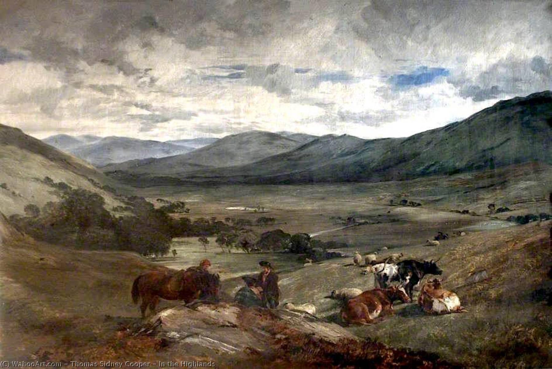 In The Highlands — Thomas Sidney Cooper