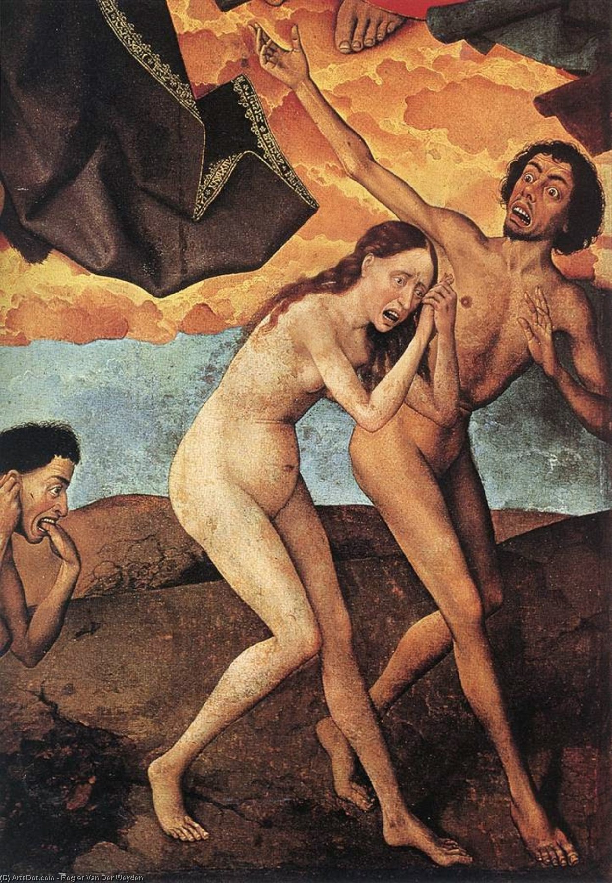 The Last Judgment (detail) (17) — Rogier Van Der Weyden