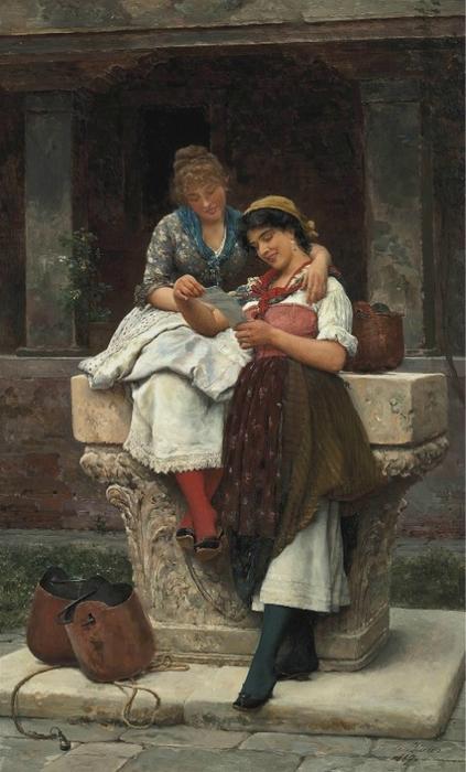 The Love Letter — Eugen Von Blaas