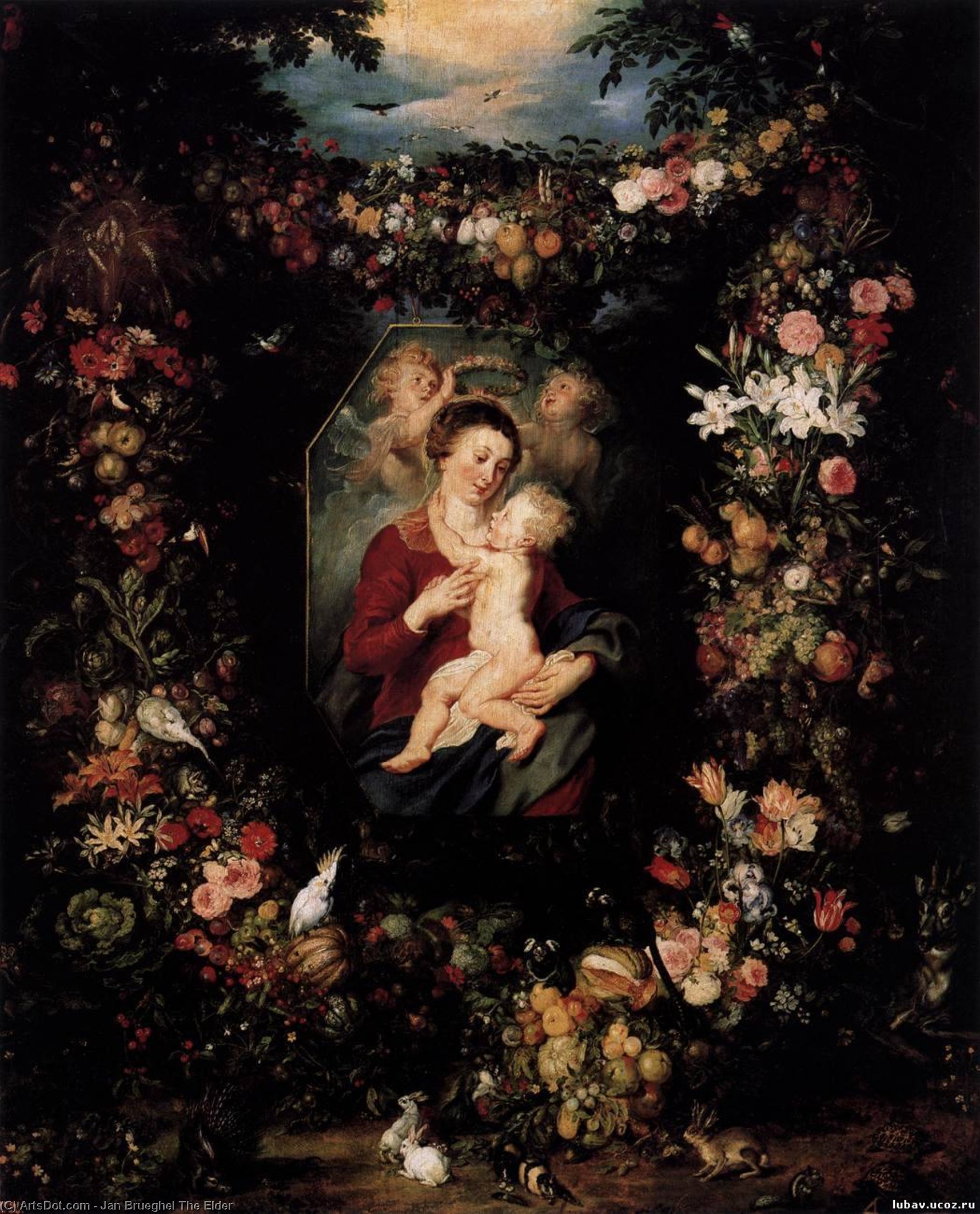 Virgin And Child — Jan Brueghel The Elder