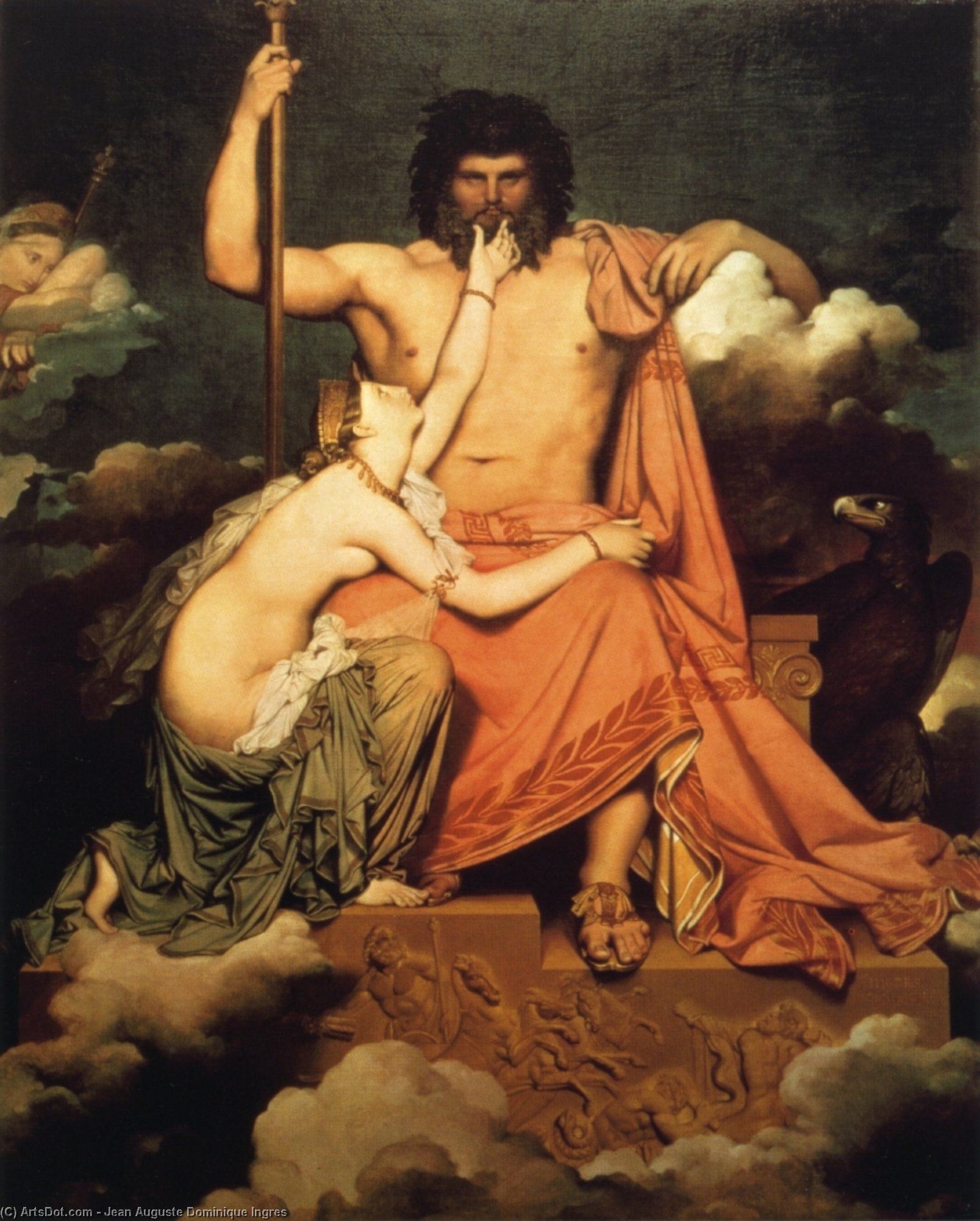 Jupiter And Thetis — Jean-auguste-dominique Ingres