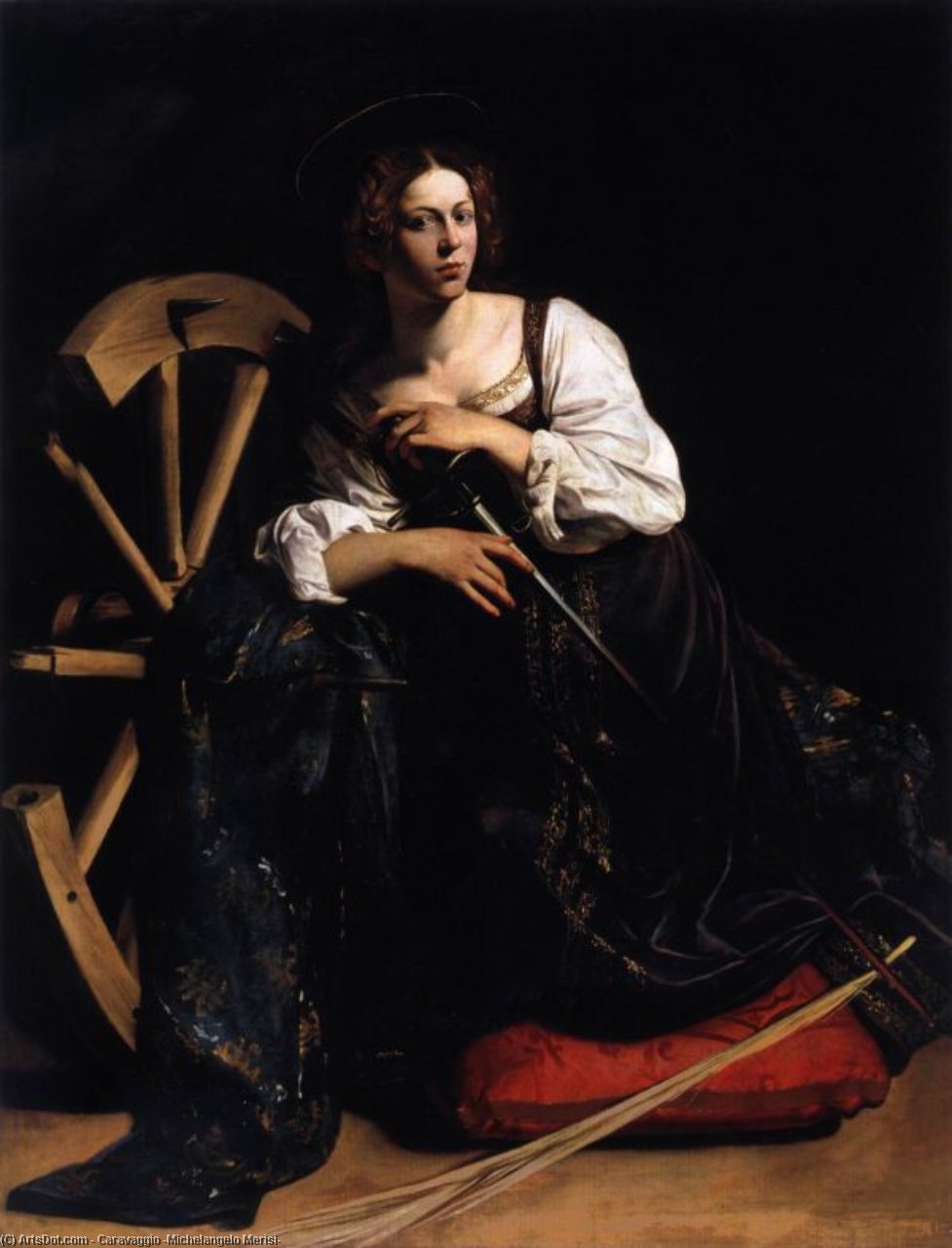 St. Catherine Of Alexandria — Caravaggio