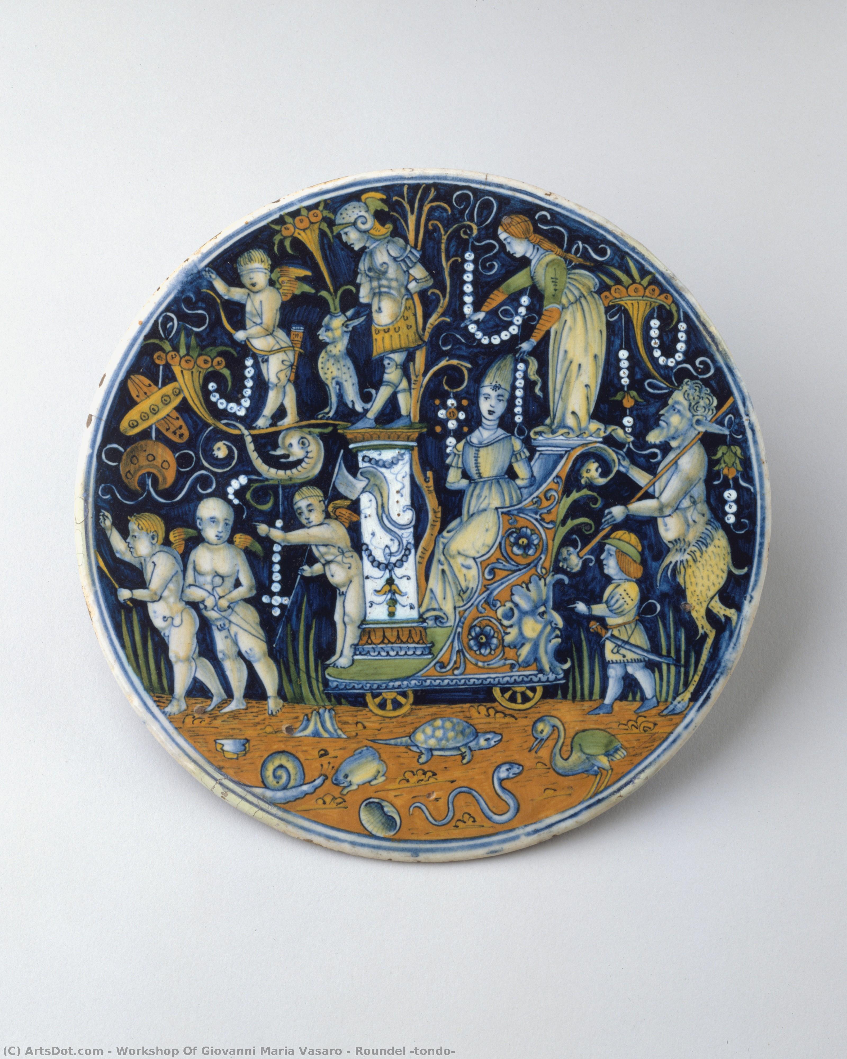 Roundel (tondo) — Workshop Of Giovanni Maria Vasaro