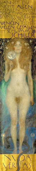 Nuda Veritas (naked Truth) — Gustav Klimt