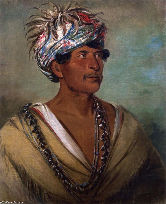 Tuch-ee, A Celebrated War Chief Of The Cherokees — George Catlin